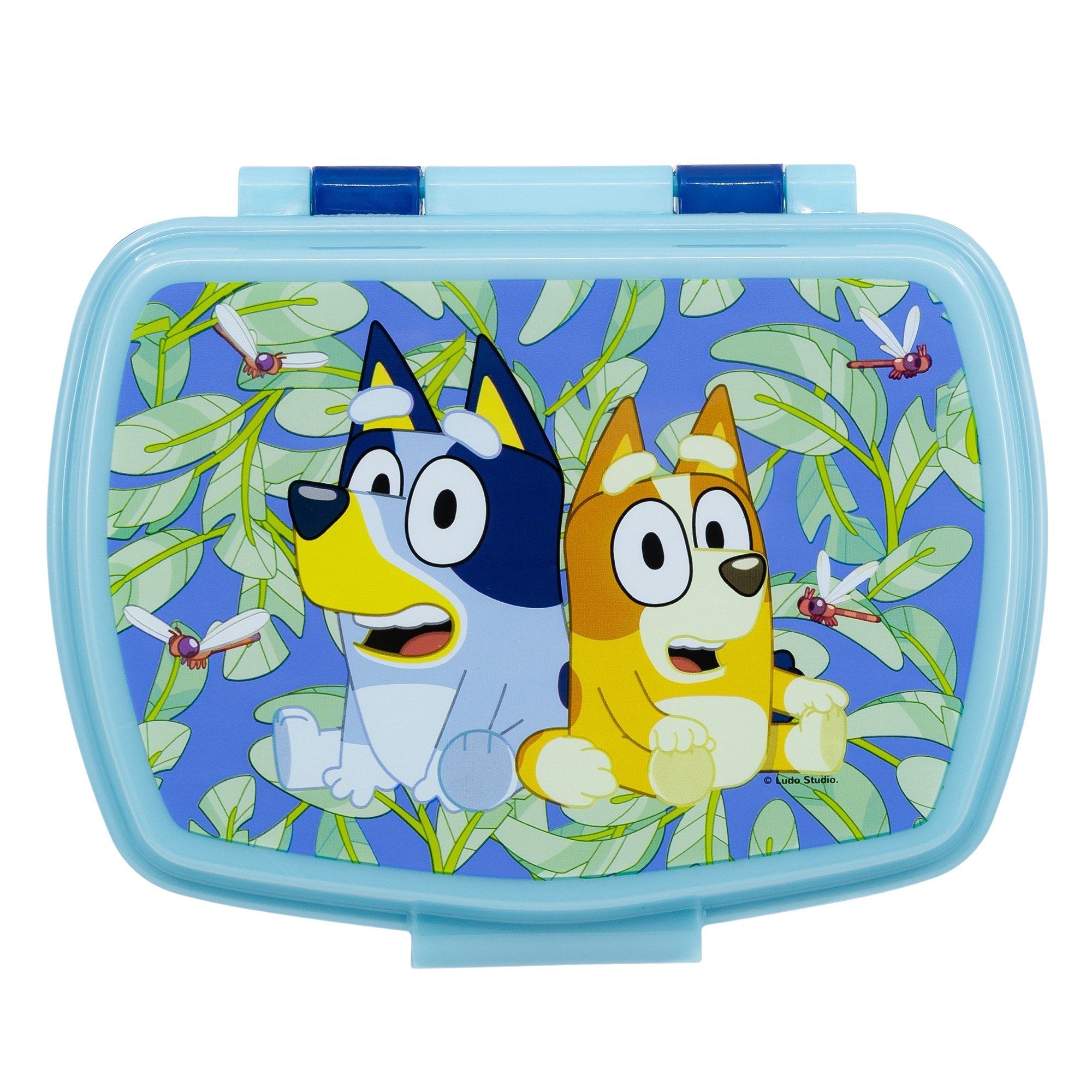 Bluey Lunchbox Bluey Bingo Kinder 2 teiliges Set Brotdose plus Trinkflasche, (2-tlg)