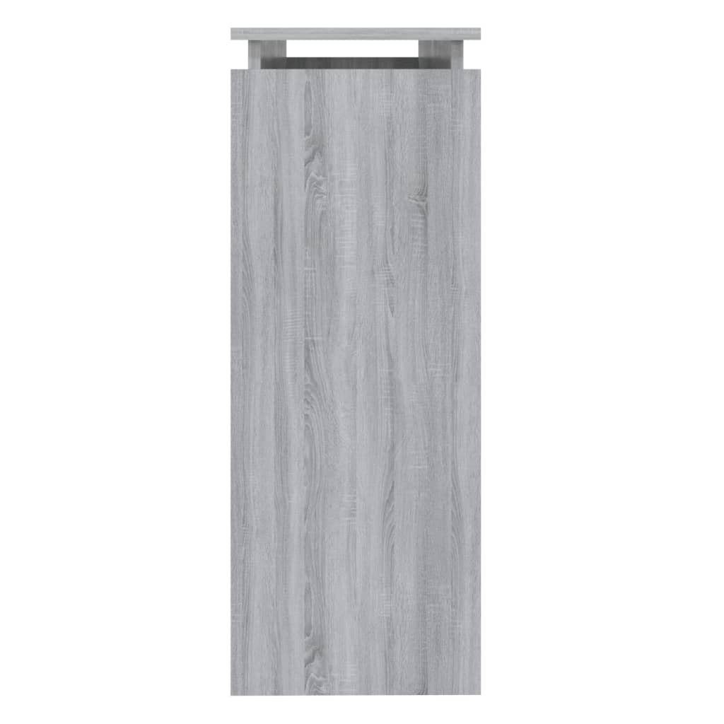 vidaXL Beistelltisch Konsolentisch Grau 102x30x80 | Sonoma Holzwerkstoff Grau Grau Sonoma (1-St) Sonoma cm