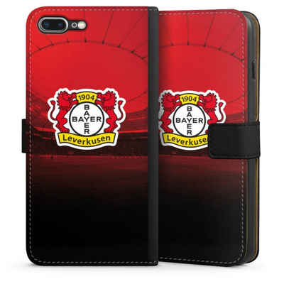 DeinDesign Handyhülle Bayer 04 Leverkusen Fußball Offizielles Lizenzprodukt, Apple iPhone 7 Plus Hülle Handy Flip Case Wallet Cover