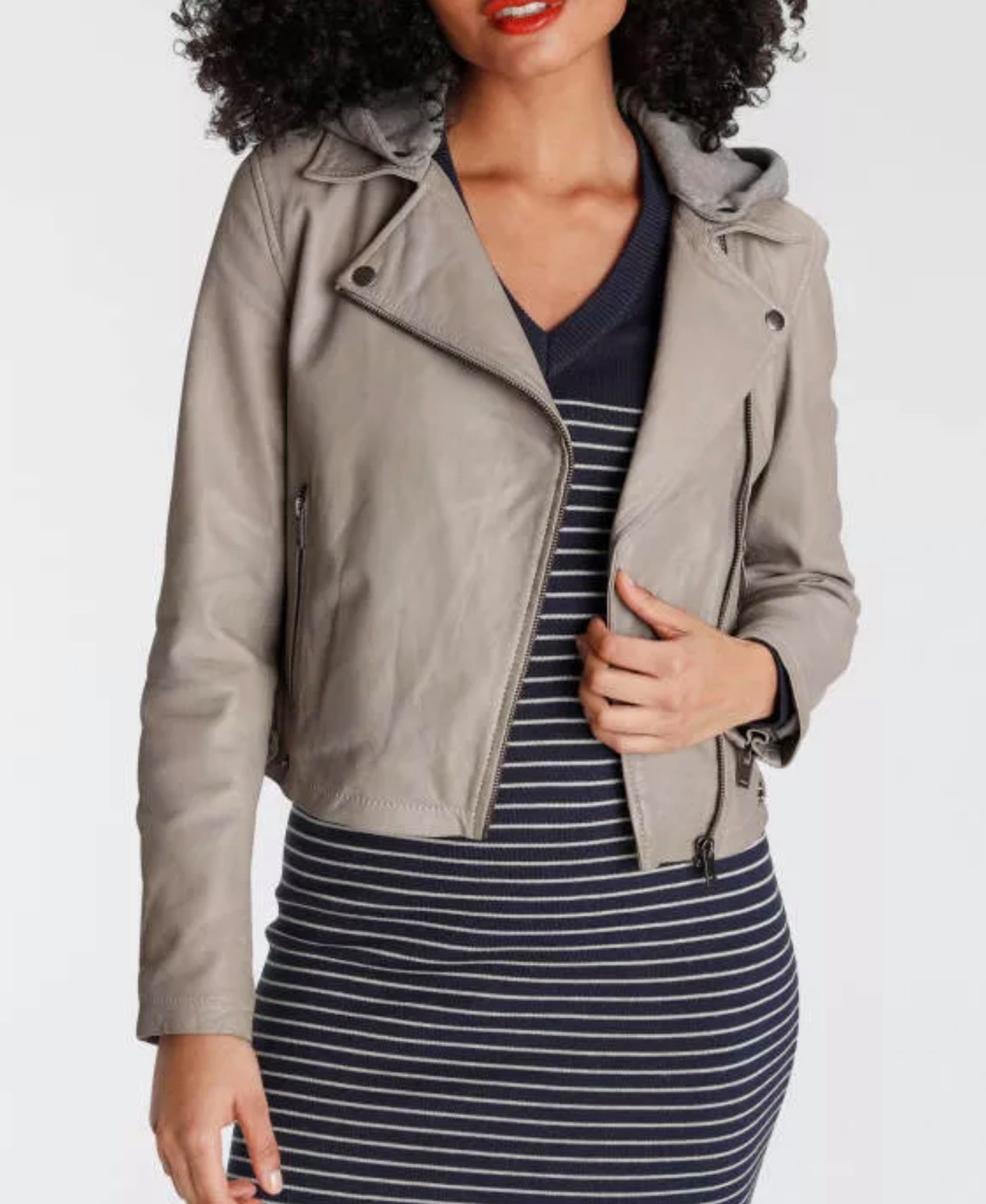 Keskin Collection Lederjacke Biker jacke in günstig online kaufen