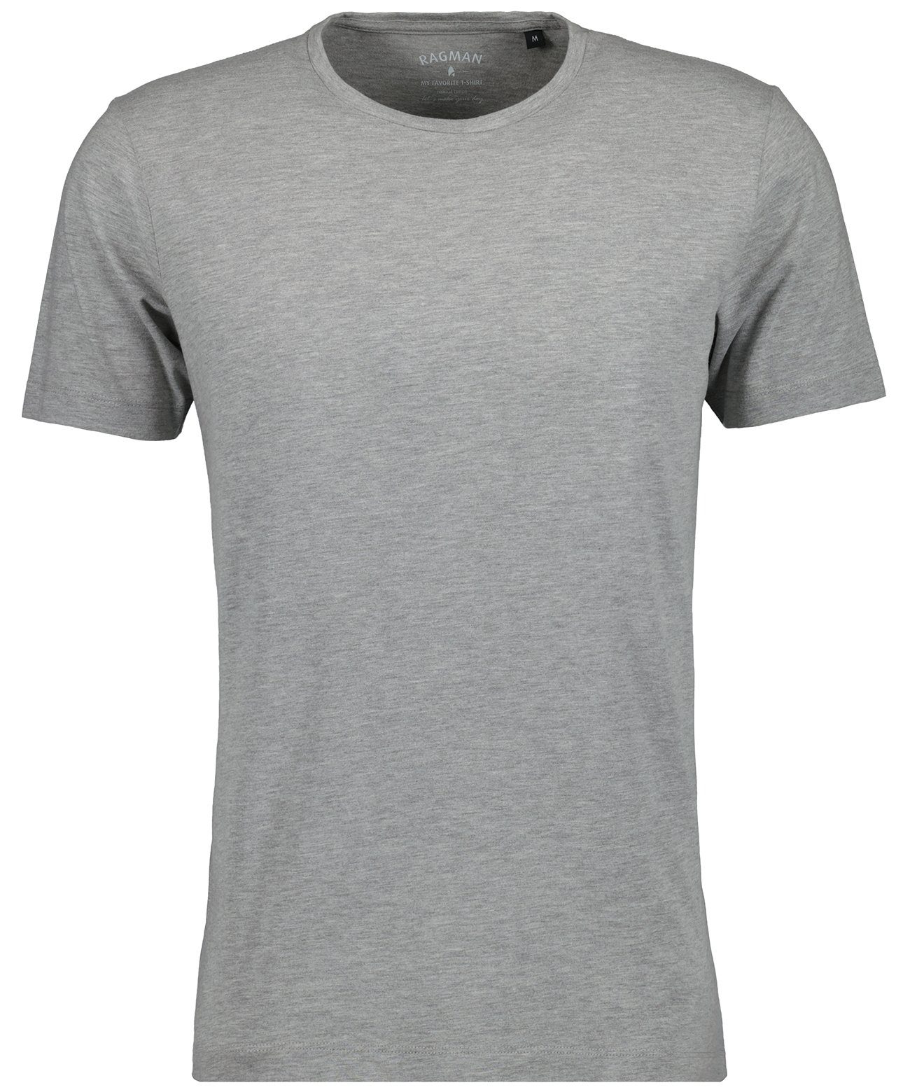 RAGMAN T-Shirt Grau-Melange