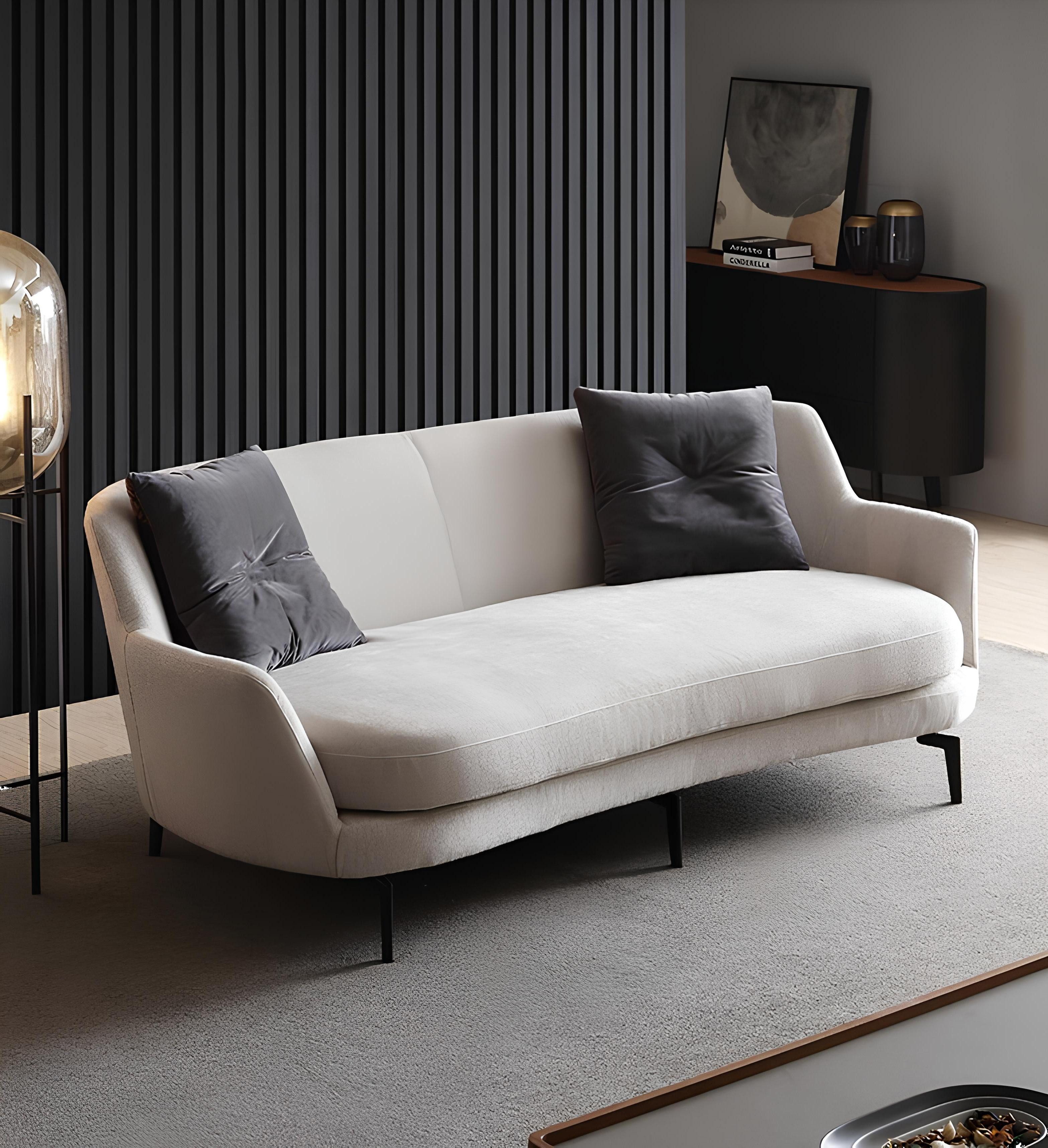 Xlmoebel 2-Sitzer Elegantes Polster-Sofa in modernem Design für gemütliche Stunden, Hergestellt in Europa