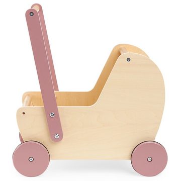 Mamabrum Lauflernhilfe Kinderwagen für Puppen aus Holz