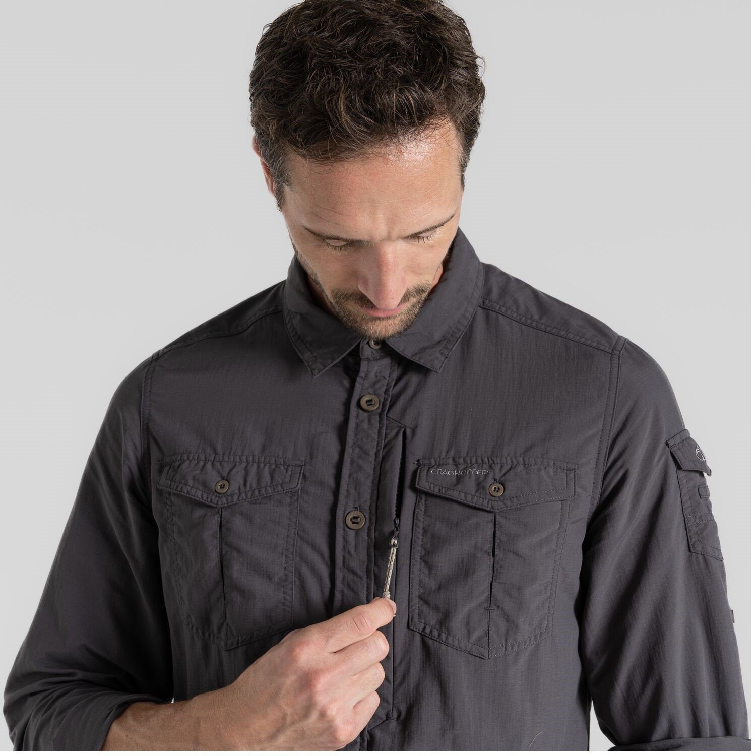 Craghoppers NosiLife Adventure Long Sleeved Shirt III Parchment günstig online kaufen