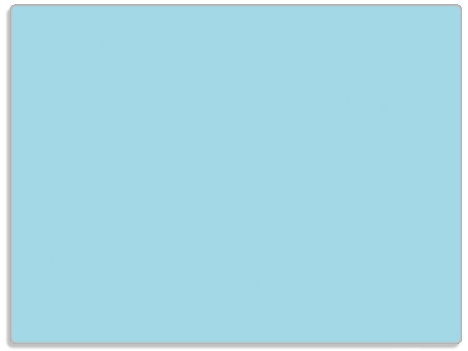 Wallario Schneidebrett Pastellblau, ESG-Sicherheitsglas, (inkl. rutschfester Gummifüße 4mm, 1-St), 30x40cm
