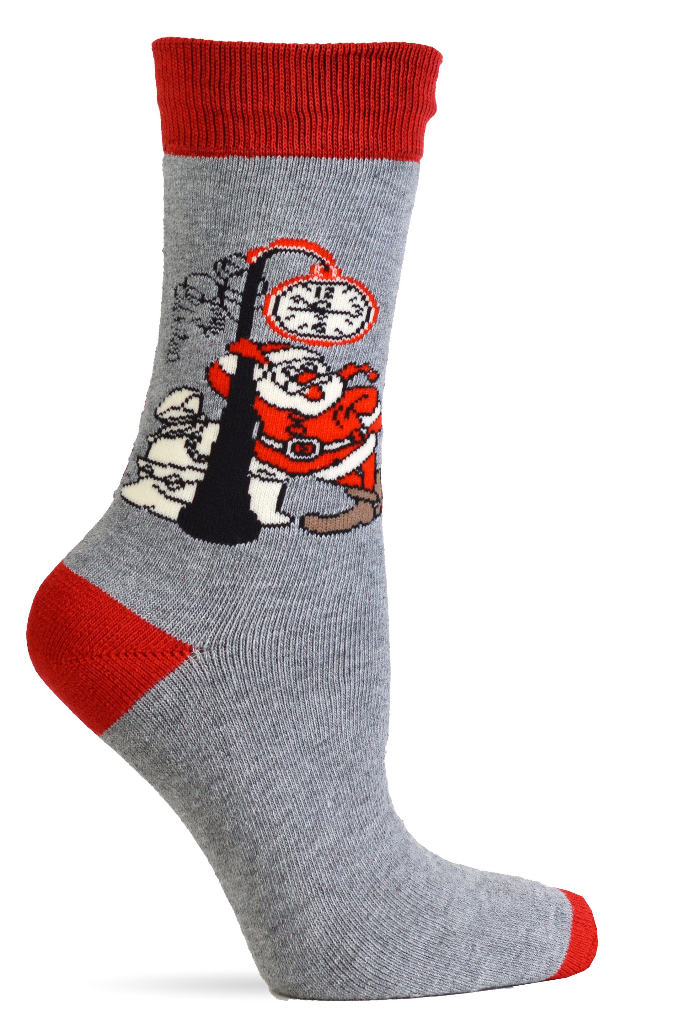 Frostfighter Socken Herren und Damen Weihnachtssocken (6 Paar) Anitipilling Innenfutter, Vollfrottee Innenfutter