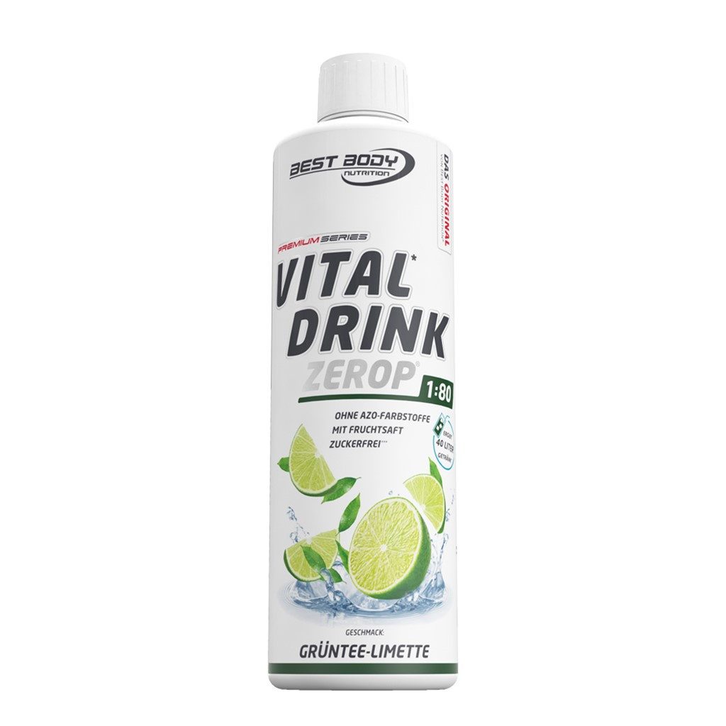 Best Body Nutrition Vital Drink Zerop - 500 ml Flasche Sirup