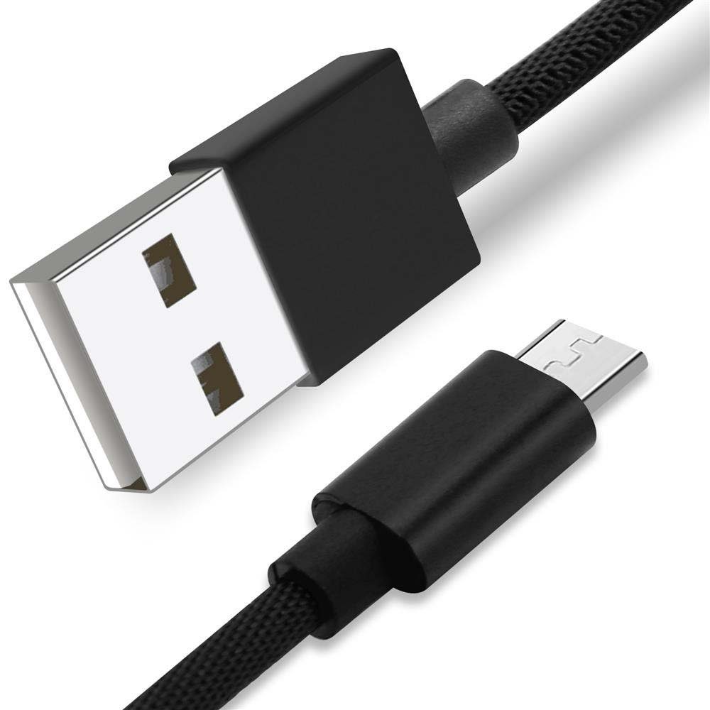 Cadorabo Micro USB Kabel 2.4A USB-Kabel, (100 cm), Micro USB Kabel für  Smartphones Laptops Tablets