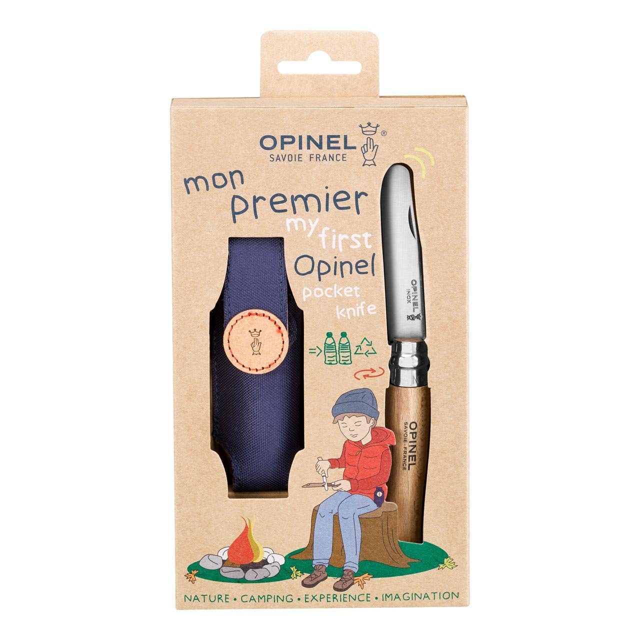 Taschenmesser Kindermesser Nr. 7 natur mit Etui