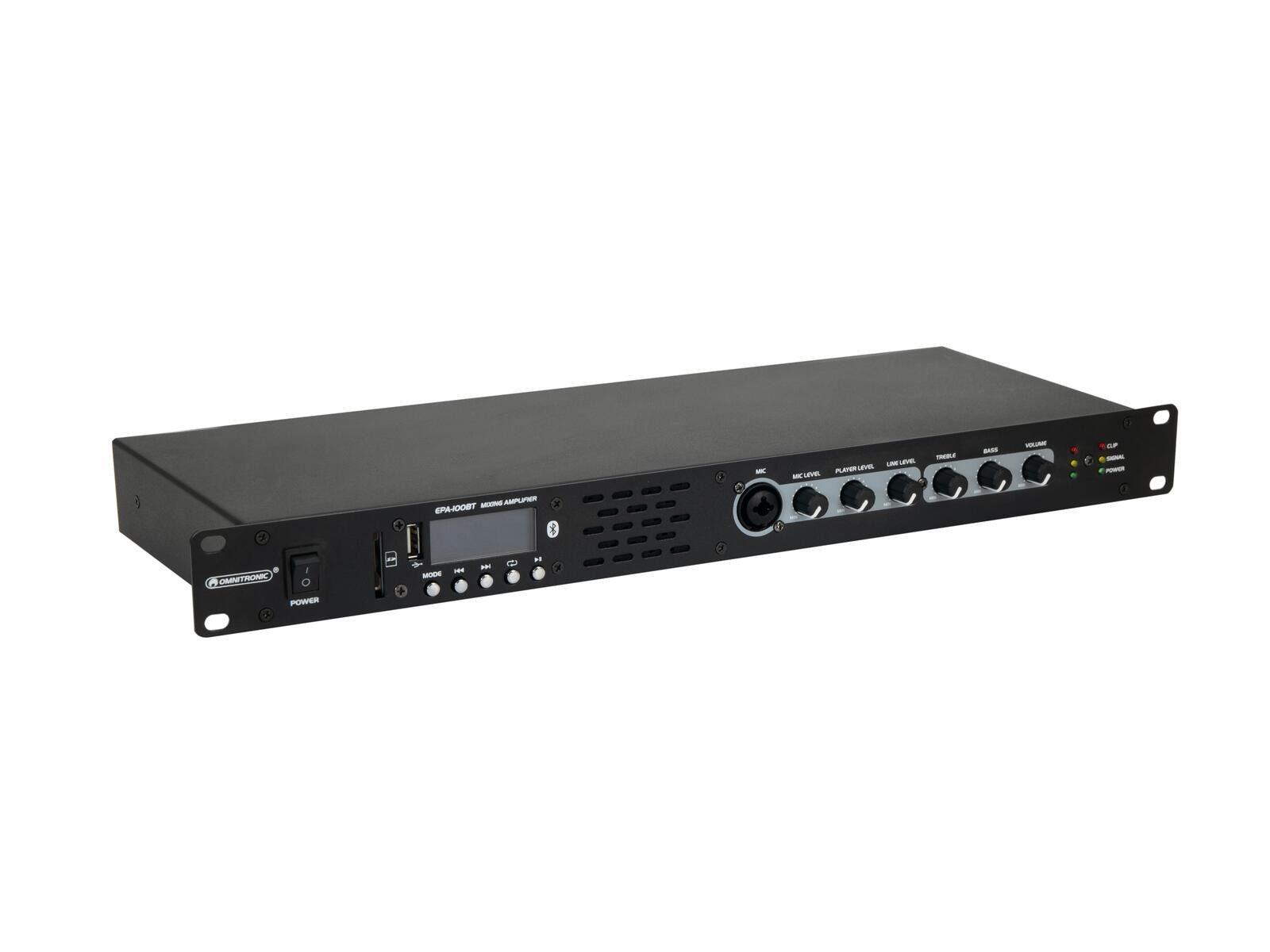 OMNITRONIC EPA-100BT Mischverstärker Audioverstärker
