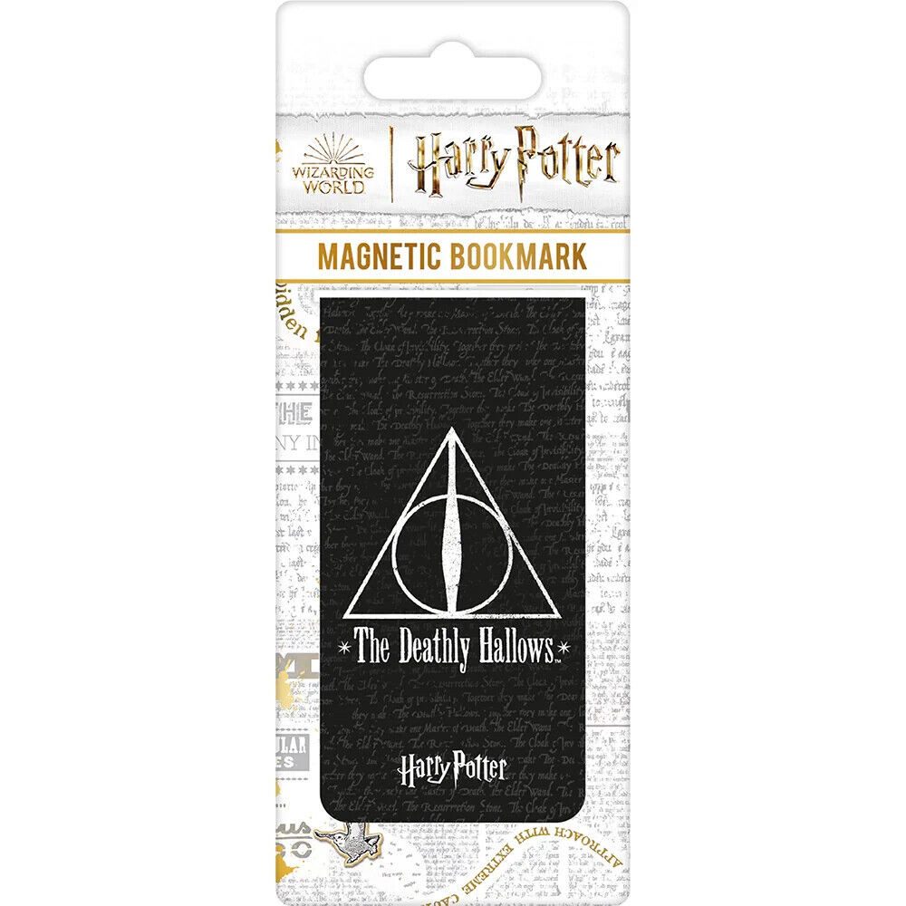 Magnet Harry Potter - Deathly Hallows - magnetisches Lesezeichen - 9x4,5 cm