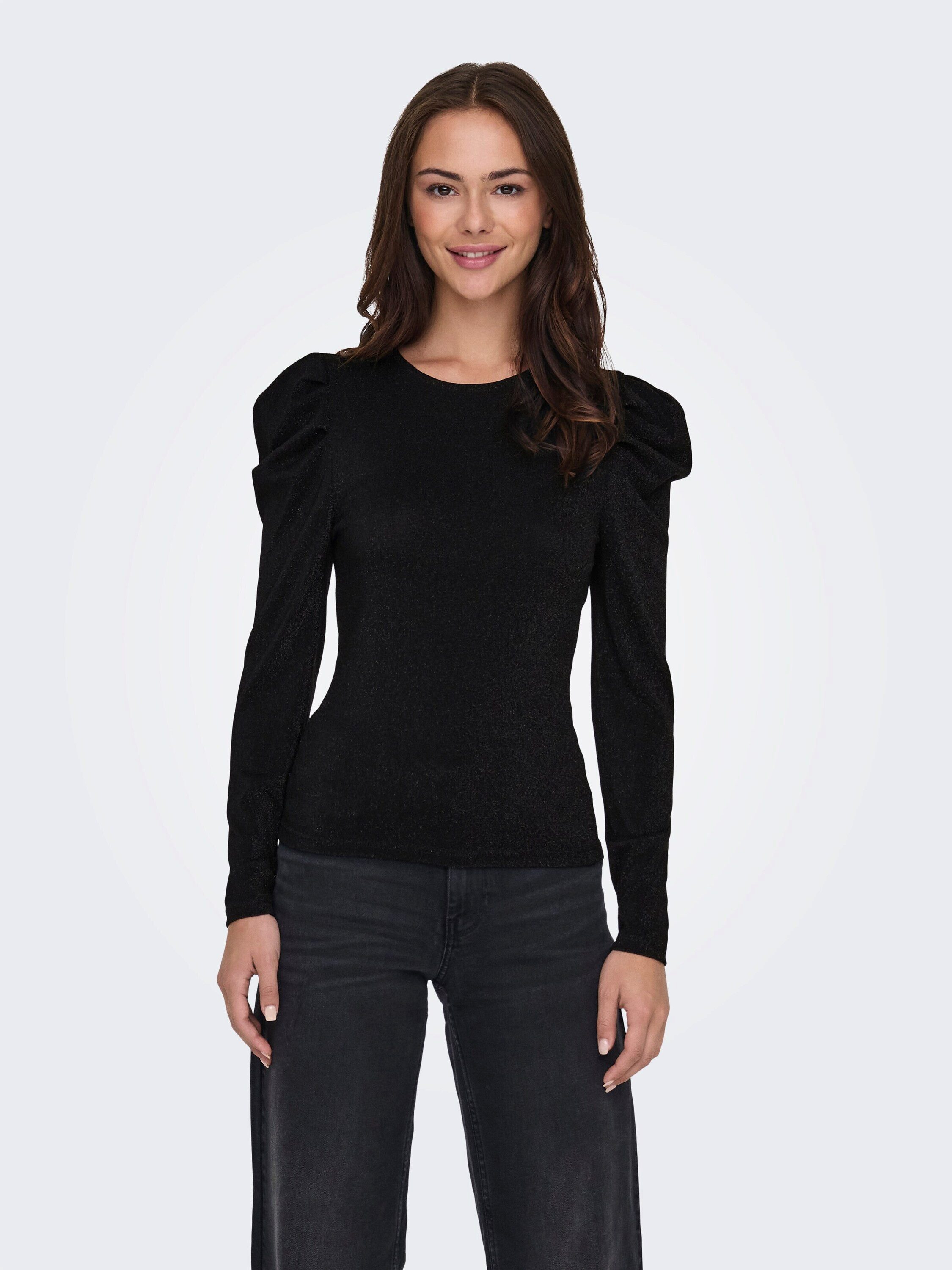 ONLY Langarmshirt ONLRICH (1-tlg) Drapiert/gerafft günstig online kaufen