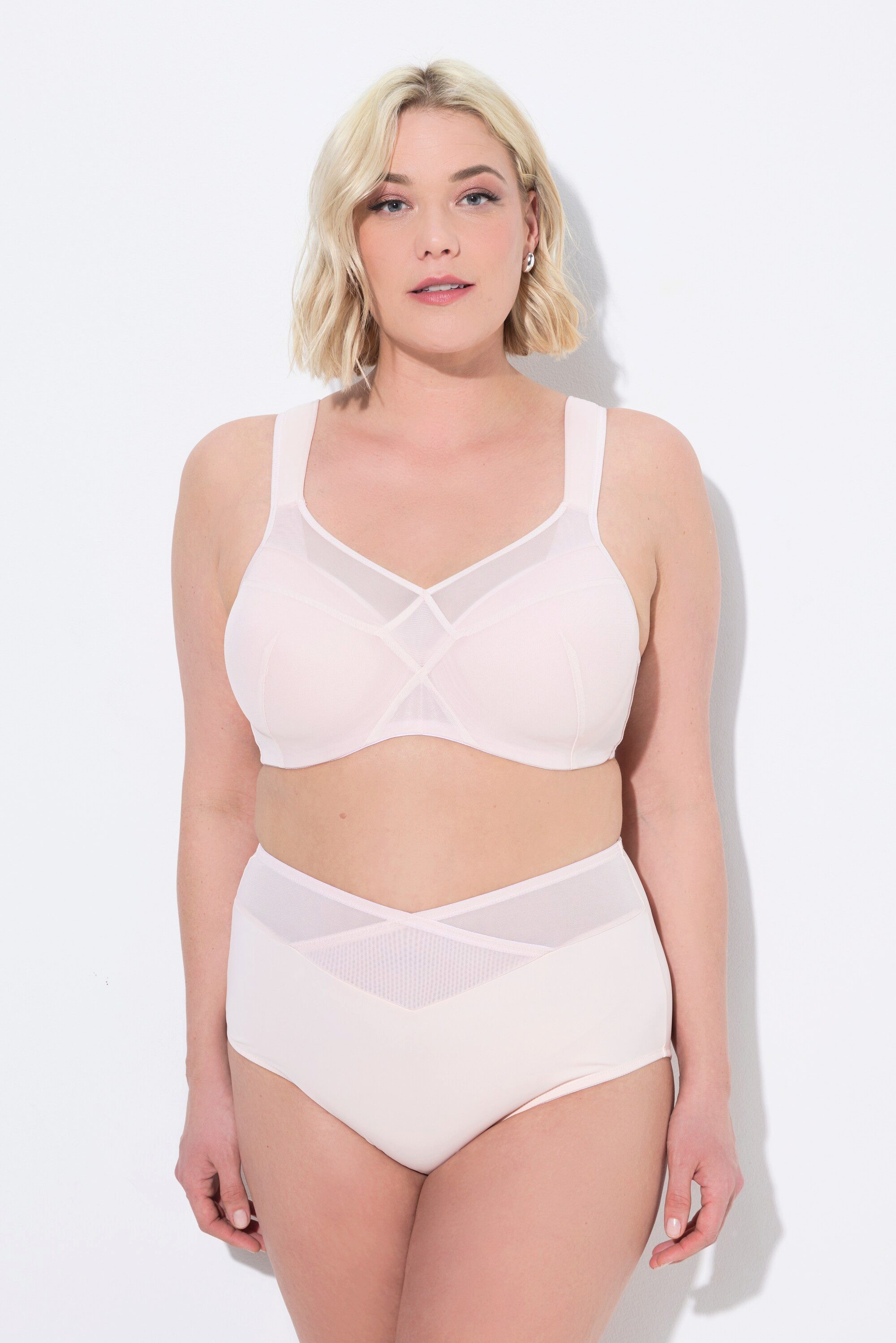 Ulla Popken Bügel-BH Bügel-BH Softschale Mesh-Einsatz