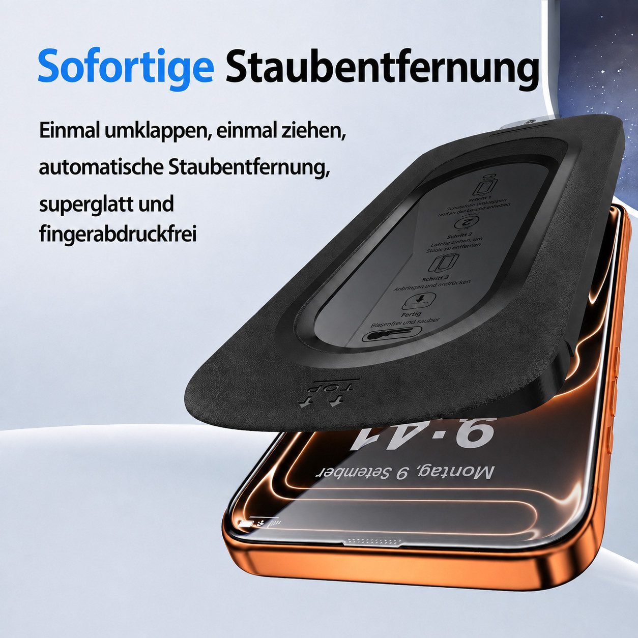 TK-Handel Displayschutzfolie panzerglas 9H Blickschutz Schutzglas Schutzfolie Glas Folie für iPhone 17 Pro Max, Displayschutzfolie, Displayschutz, Hartglas, Dis – Bild 4 von 5