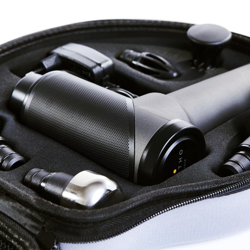 Ortho Mechanik Massagepistole Orthogun 2.0, 5 Gang Massage Gun, zur Regenerierung für Profisportler und Trainer