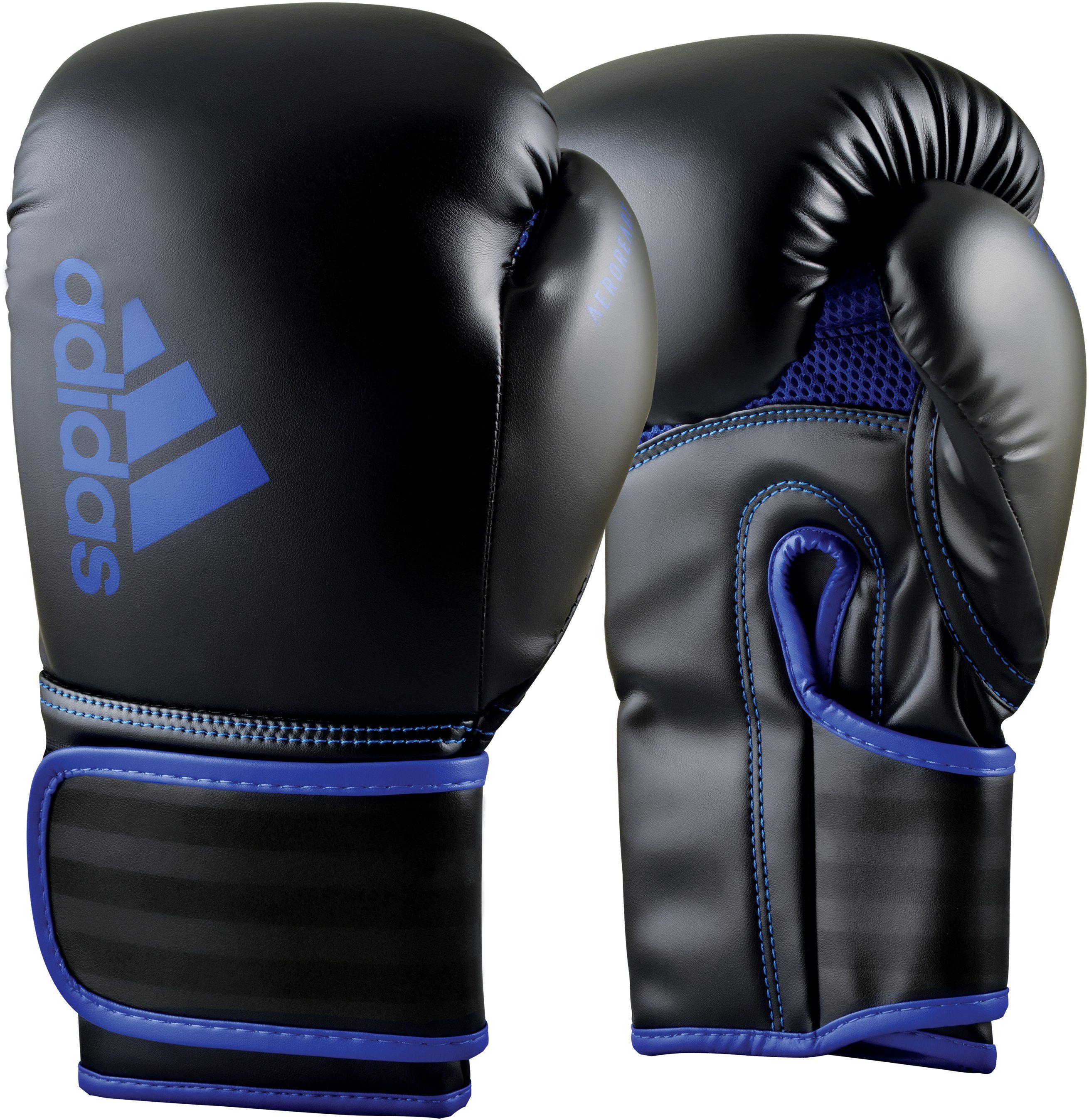 adidas Performance Schwarz/Blau 80 Boxhandschuhe Hybrid