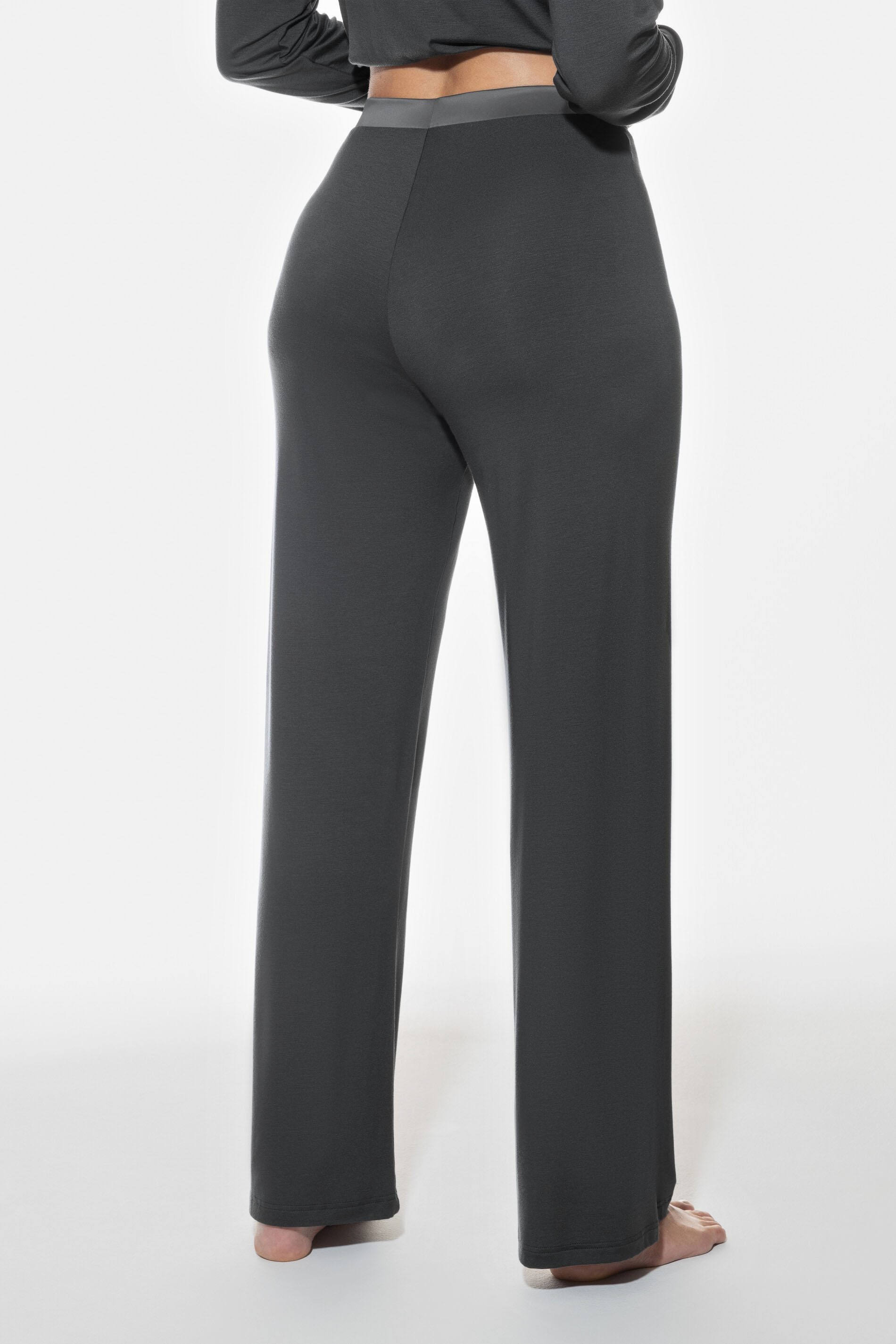 Mey Schlafhose Mey Damen Hose lang Serie Pure Chic Uni Hose (1-tlg)