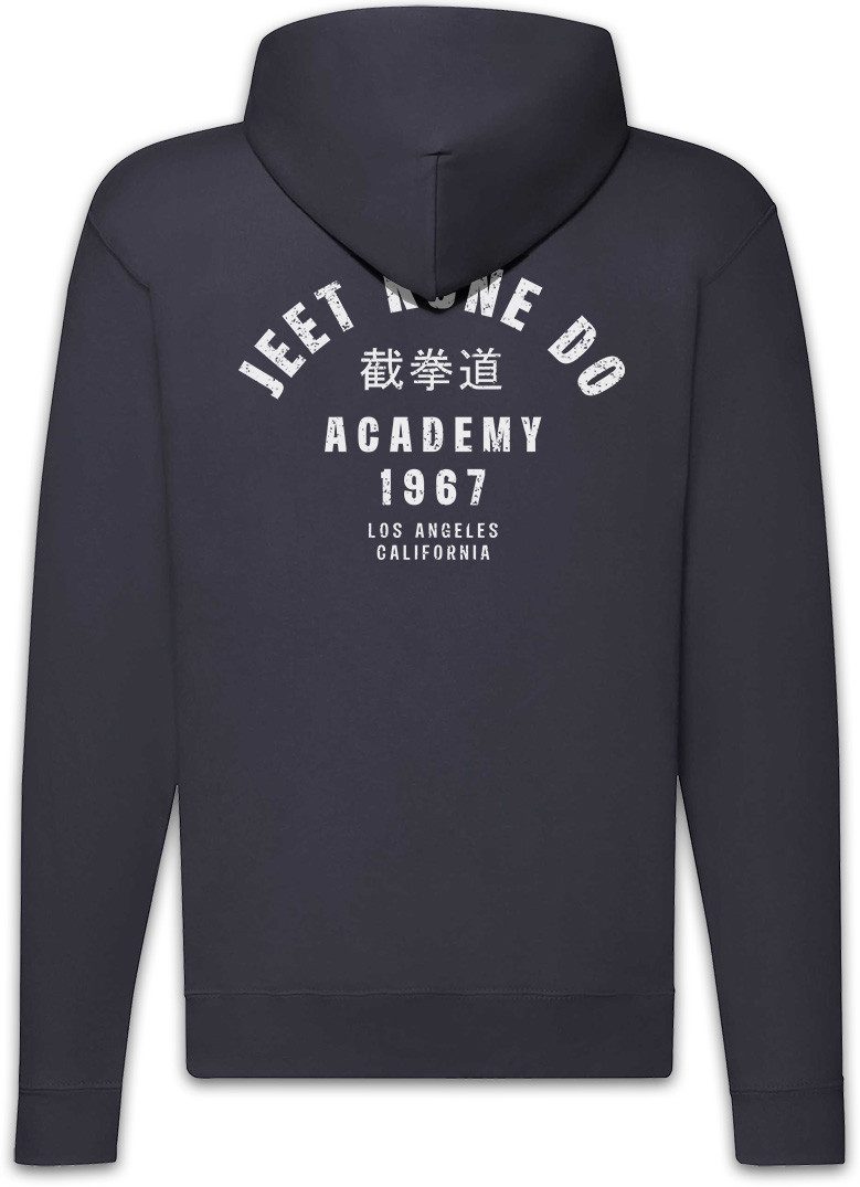 Urban Backwoods Sweatjacke Jeet Kune Do Academy Zipper Hoodie Bruce Kung Fu Martial Arts Lee (1-tlg) China Kampfsport Karate Kickboxing