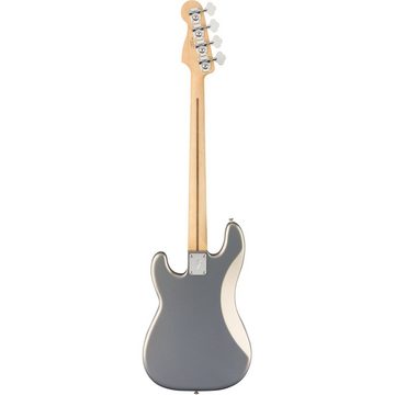 Fender E-Bass, E-Bässe, 4-Saiter E-Bässe, Player Precision Bass PF Silver - E-Bass