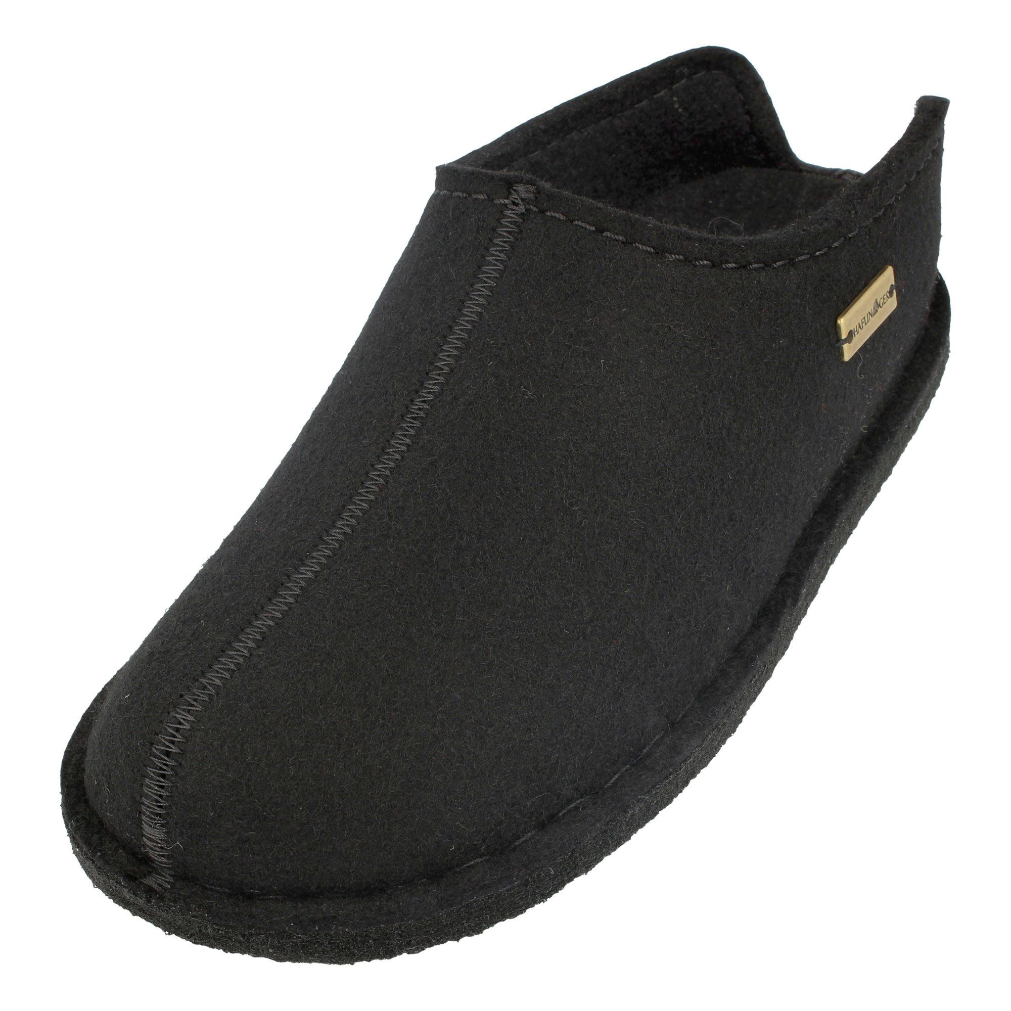 Haflinger Flair Smily Filzpantoffeln aus Wollfilz Hausschuh Unisex Hausschuh