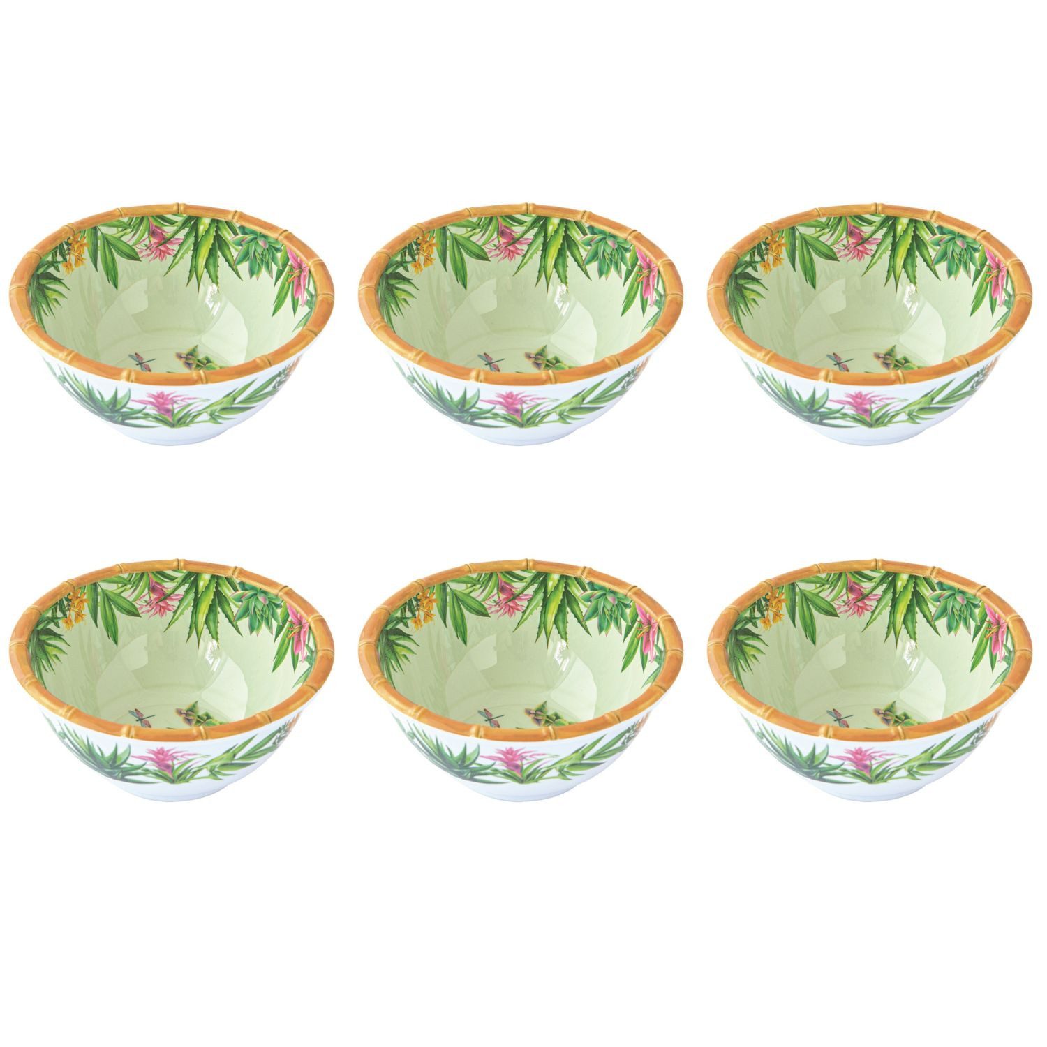 EasyLife Müslischüssel Tenerife, Melamin, Spülmaschinengeeignet, Mehrfarbig, Kaktus, H: 6.5cm