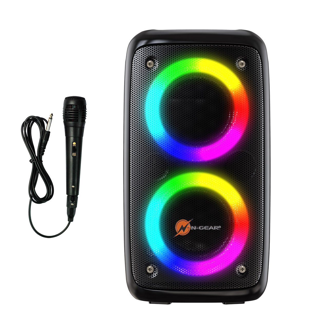 N-GEAR N-Gear Portabler Party Bluetooth Speaker LGP23 Karaoke-Anlage mit  Mikrofon Bluetooth-Lautsprecher (Leuchteffekte) online kaufen | OTTO