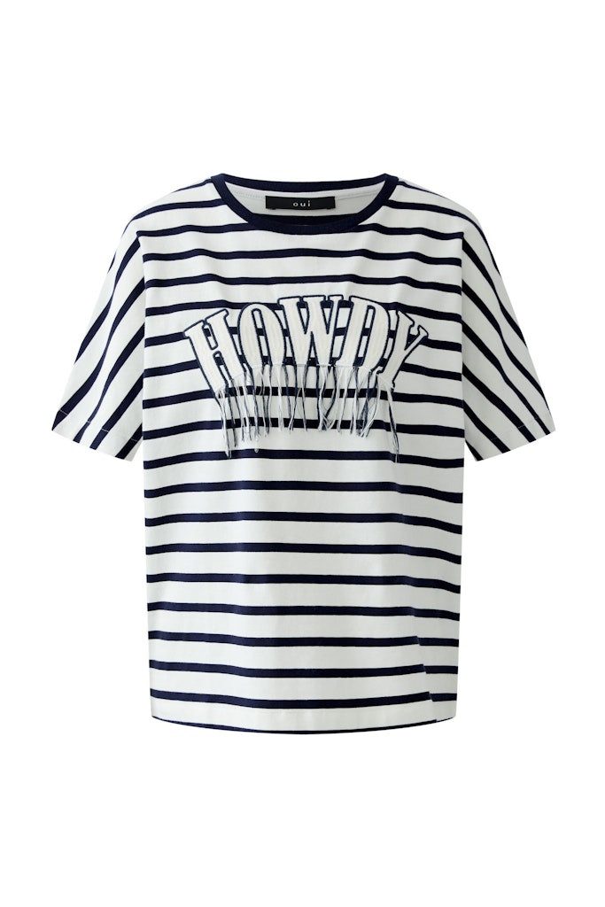 T-Shirt T-Shirt white blue