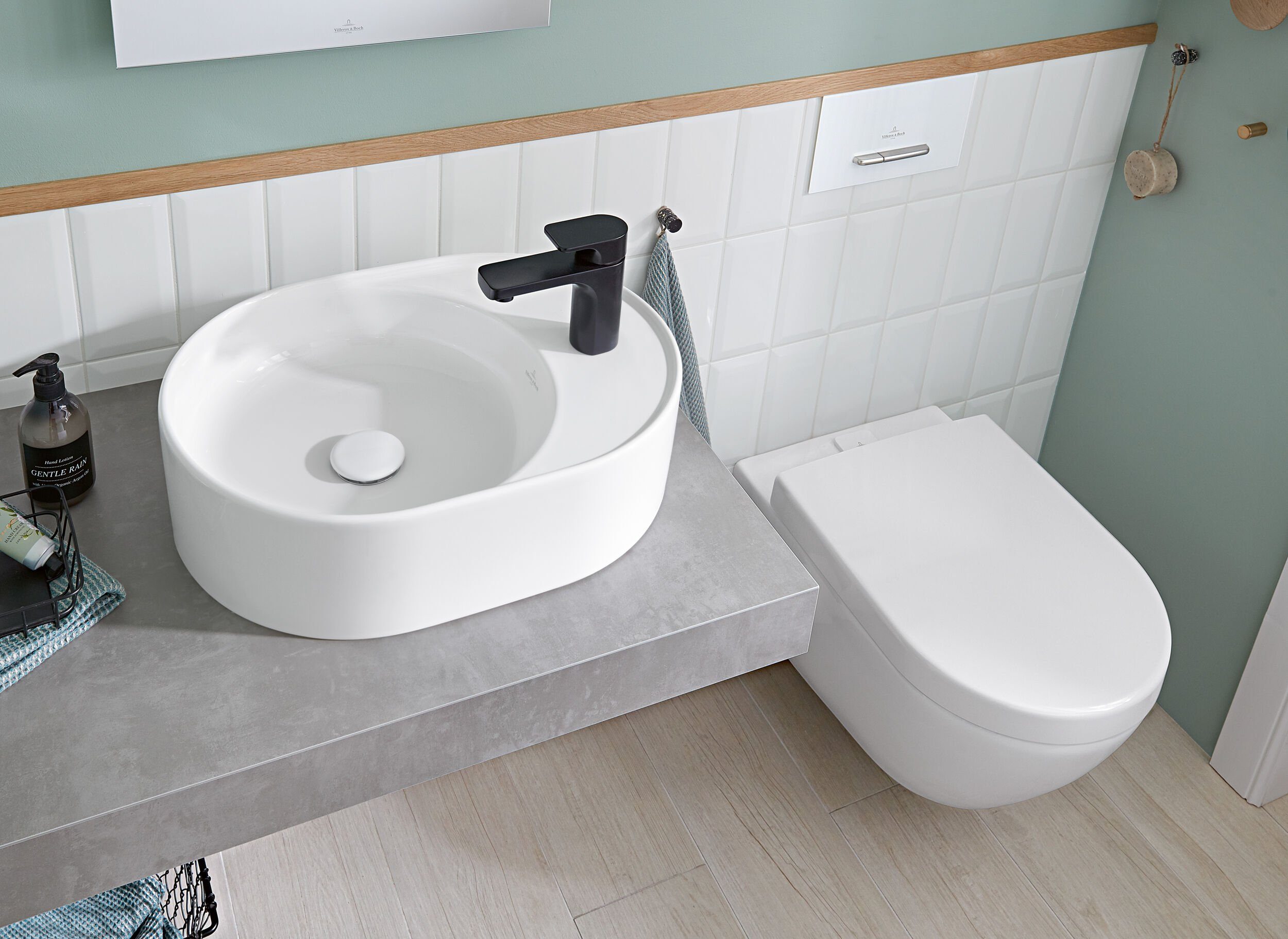 Villeroy & Boch Betätigungsplatte ViConnect Installationssysteme, WC 2-Mengen-Spülung 260 x 150 x 66 mm