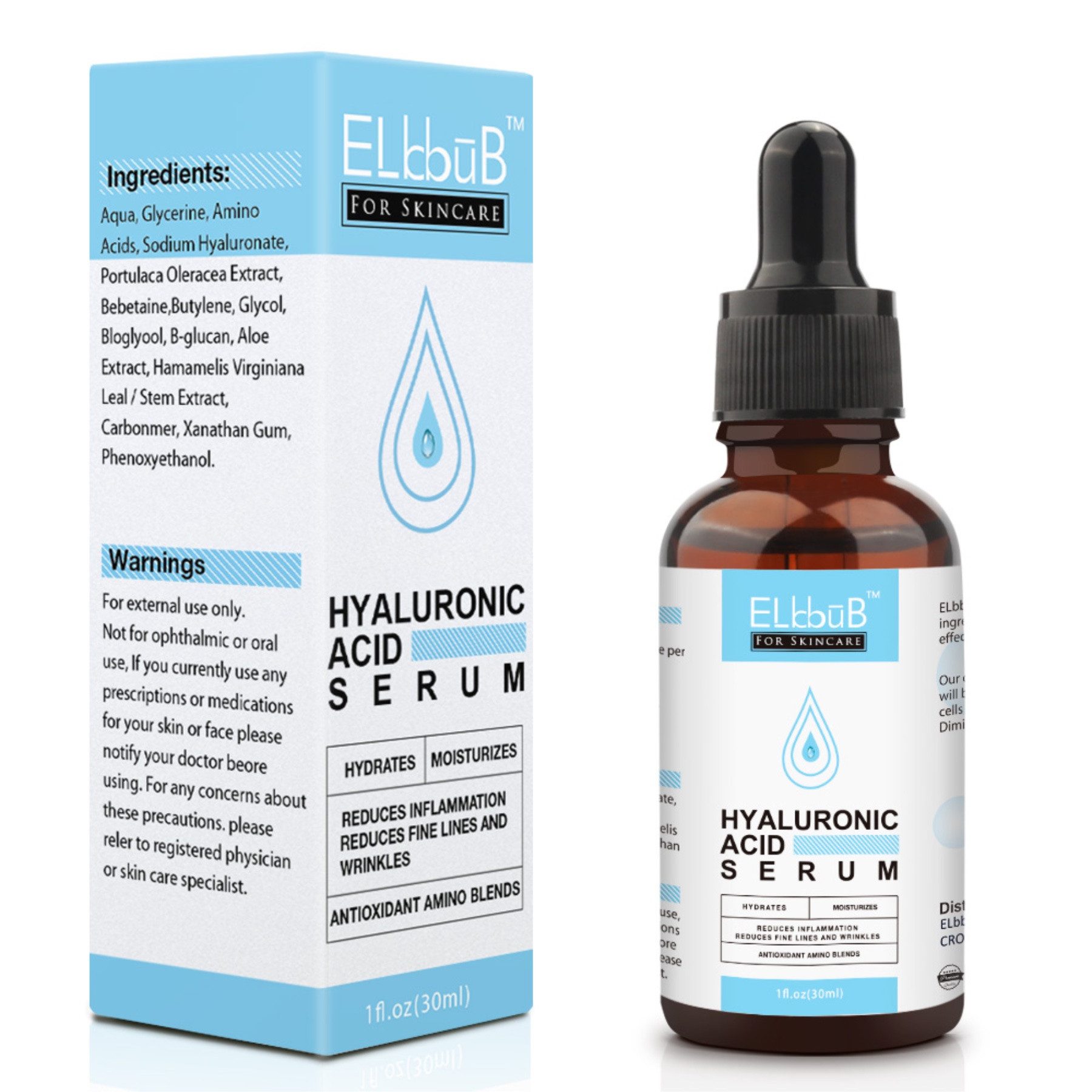 Gesichtsserum P-Beauty Hyaluron Gesichtsserum mit Hyaluronsäure 30ml