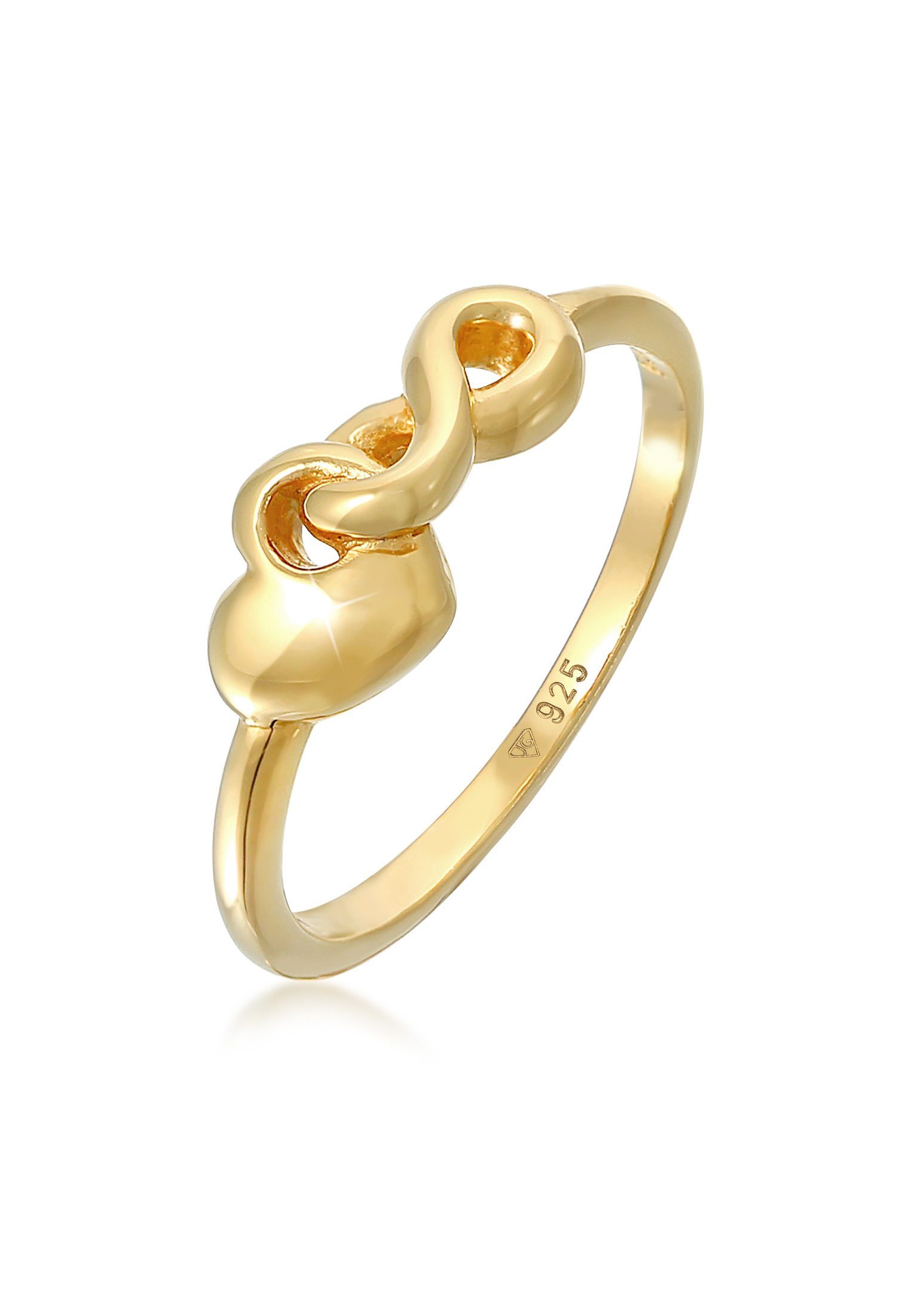 Fingerring Herz Infinity Ring Liebe 925 Silber