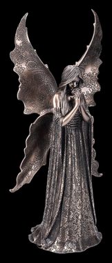 Figuren Shop GmbH Dekofigur Engel Figur - Only Love Remains bronziert - Anne Stokes - Fantasy Dekofigur