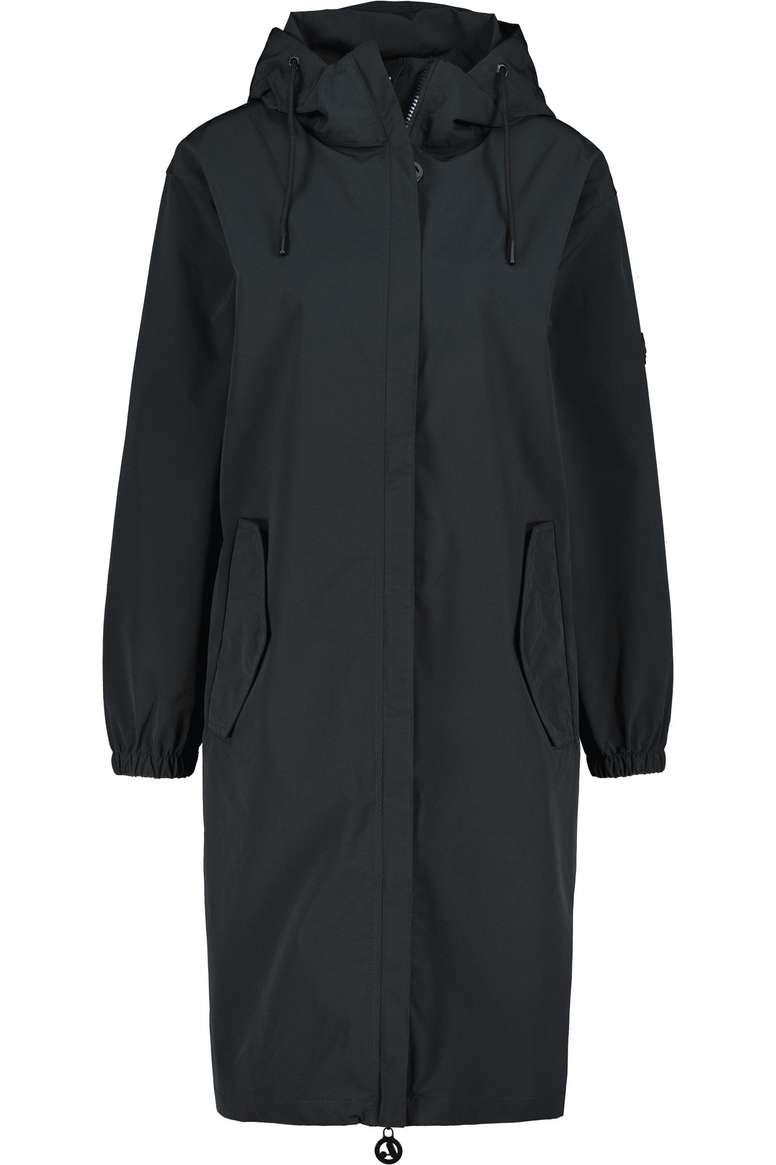 Alife & Kickin Regenjacke Damen TirilAK A Regenjacke, Jacke Wasserabweisend, Kapuze mit Kordelzug, Zwei-Wege-Reißverschluss