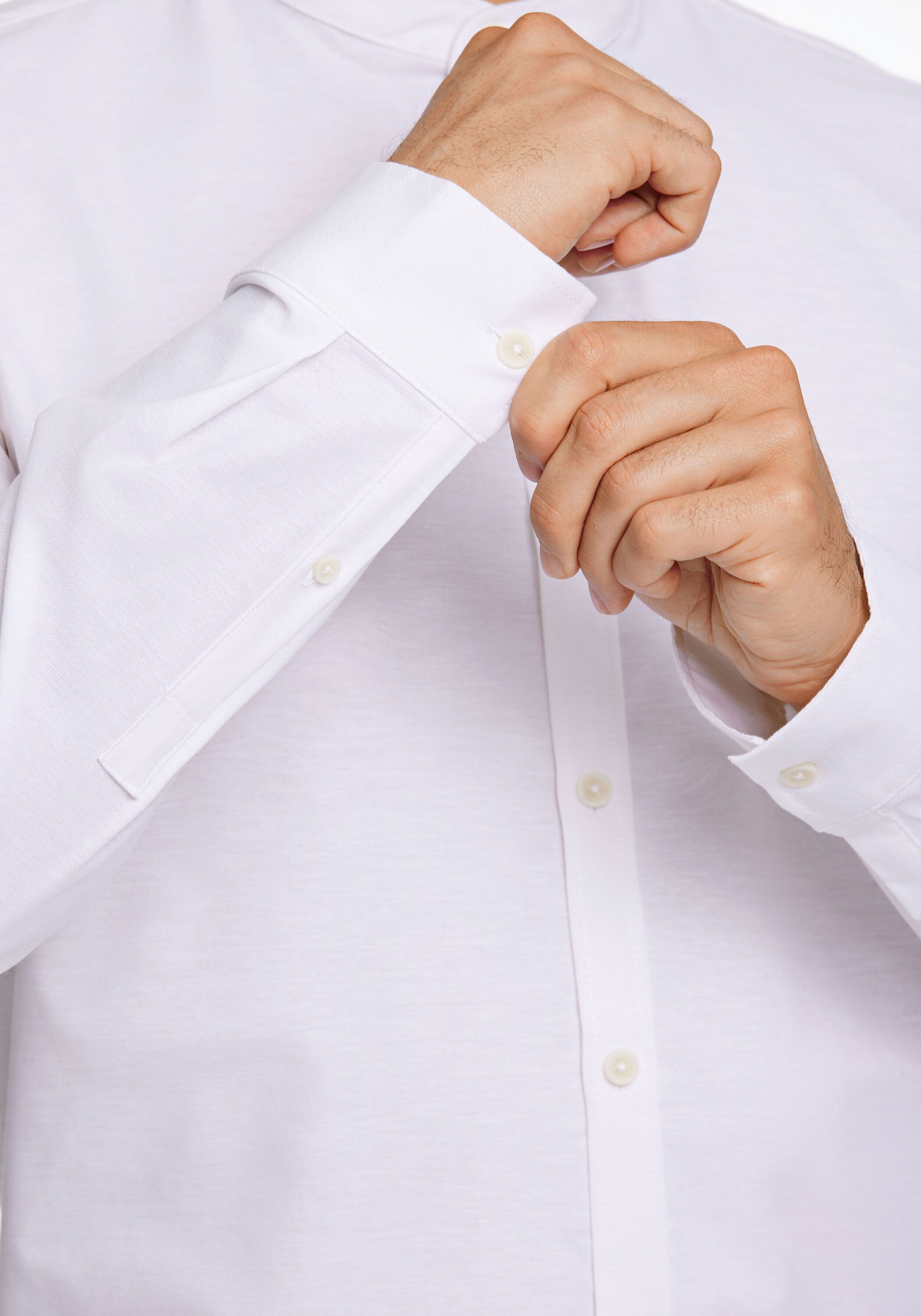 LINDBERGH Businesshemd Oxford-Hemd (Langarm) Slim Fit – Bild 3 von 5