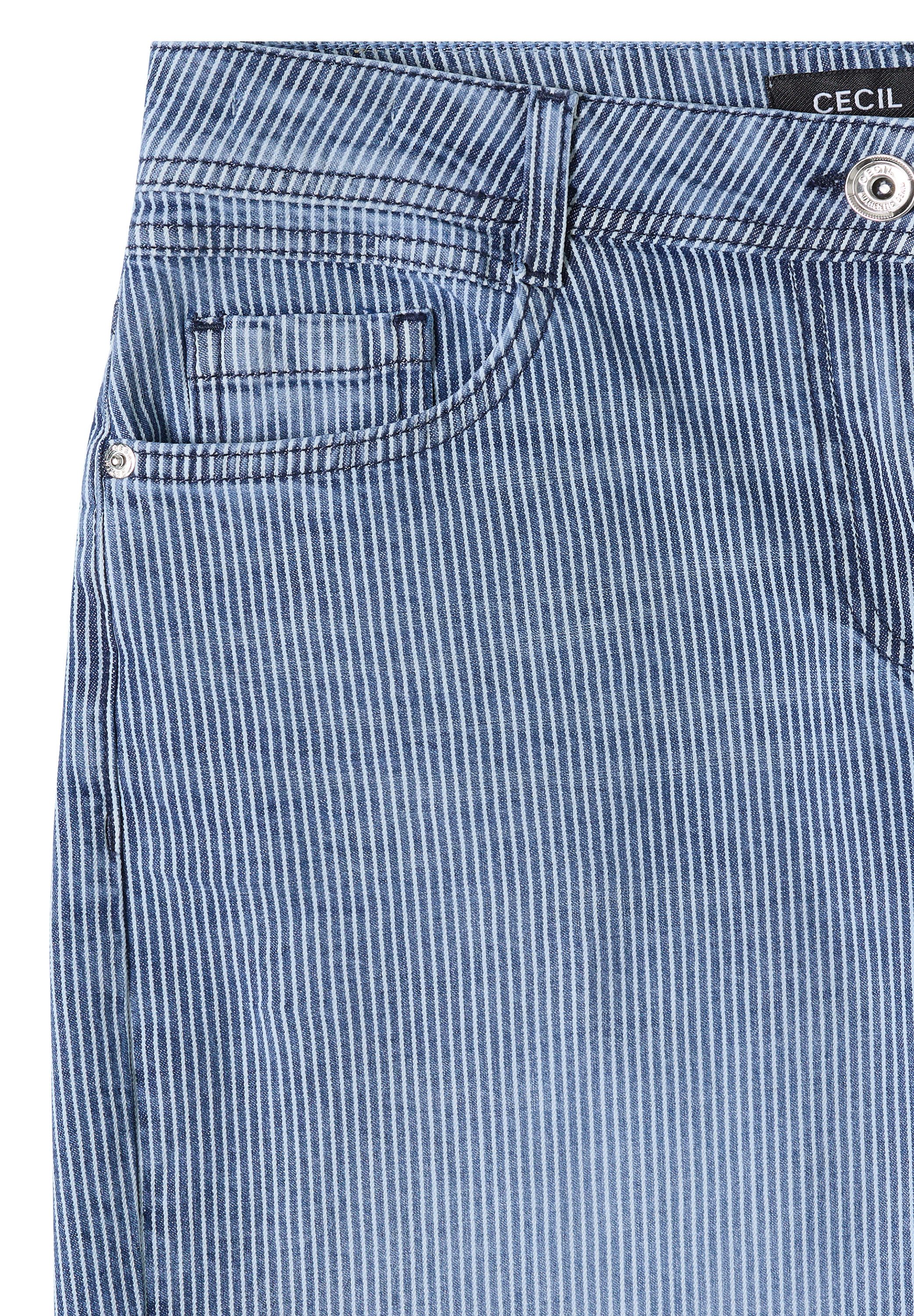 CECIL Loose-fit-Jeans aus Baumwolle mit Stretchanteil