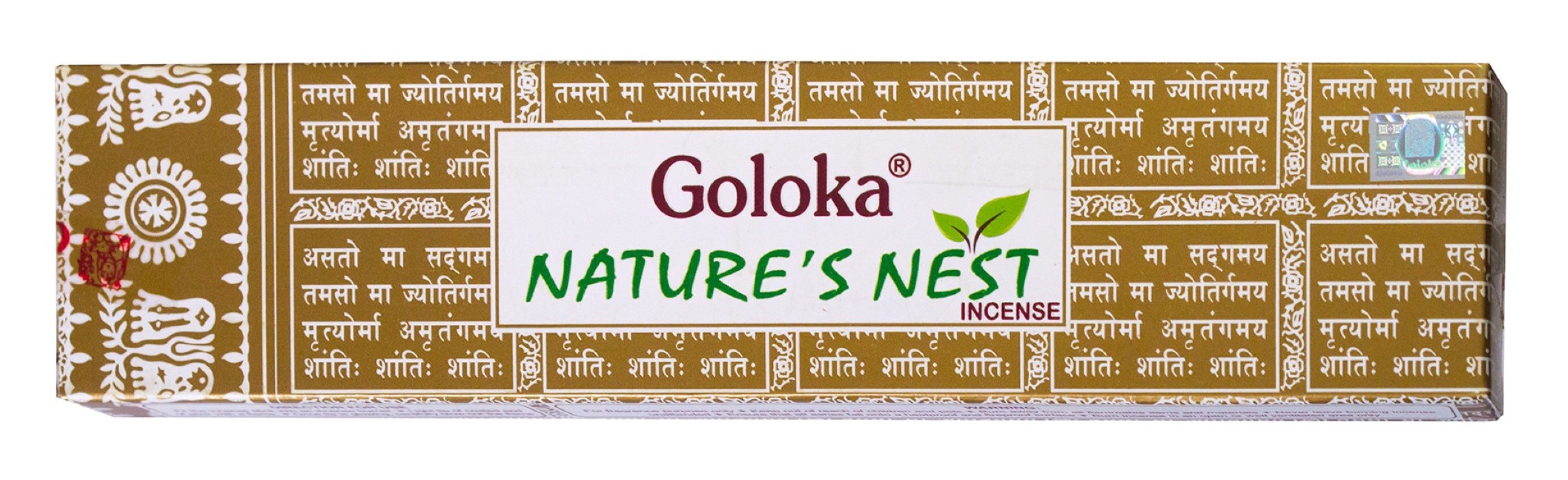 Goloka Räucherstäbchen Goloka Incense "Nature`s Nest" 15gr.