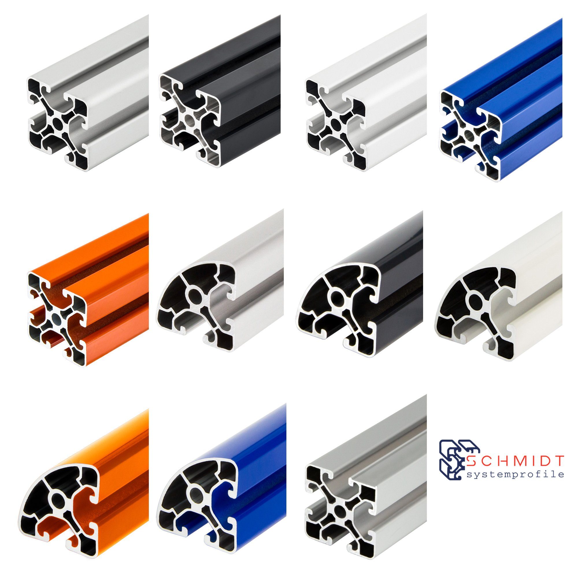 SCHMIDT systemprofile Profil 10x Innenwinkel 90 Grad 53x53x32mm Winkel Verbinder