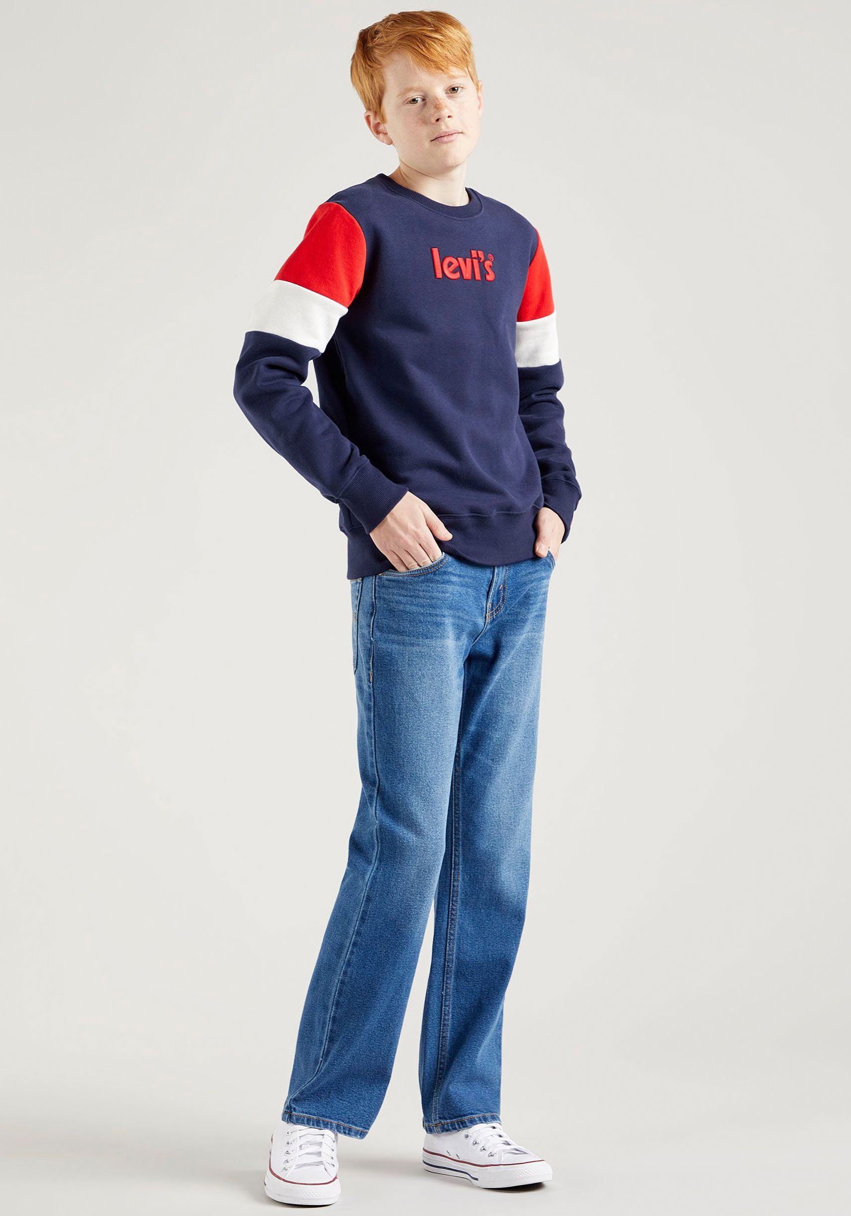 Levi's® Kids Sweatshirt COLORBLOCKED CREW BOYS for