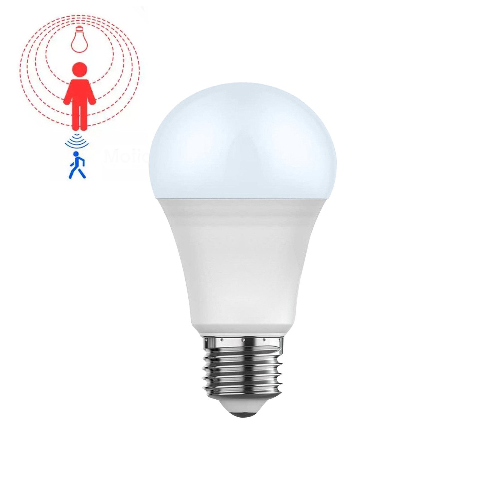 Jibenhome LED-Leuchtmittel E27 Glühbirne mit Bewegungsmelder Dämmerungssens günstig online kaufen