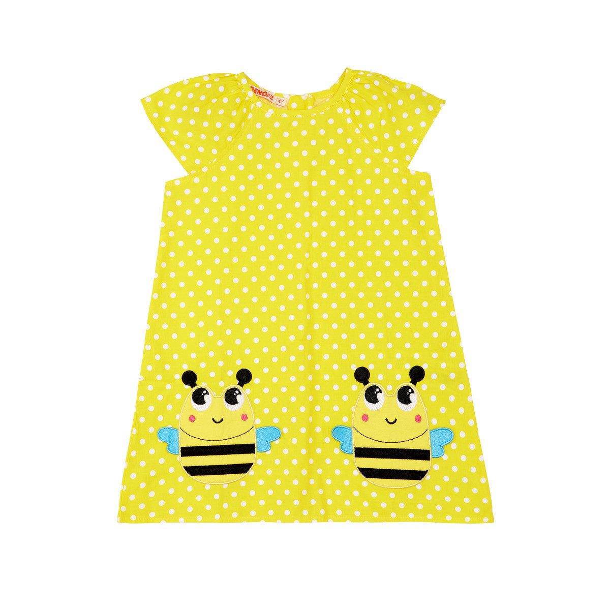 Denokids Midikleid Bees Mädchen (1-tlg) Bekleidung, Outfit, Dress, Robe, Midikleid