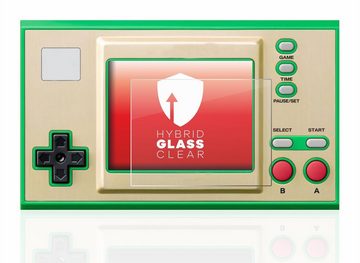 upscreen flexible Panzerglasfolie für Nintendo Game & Watch The Legend of Zelda, Displayschutzglas, Schutzglas Glasfolie klar