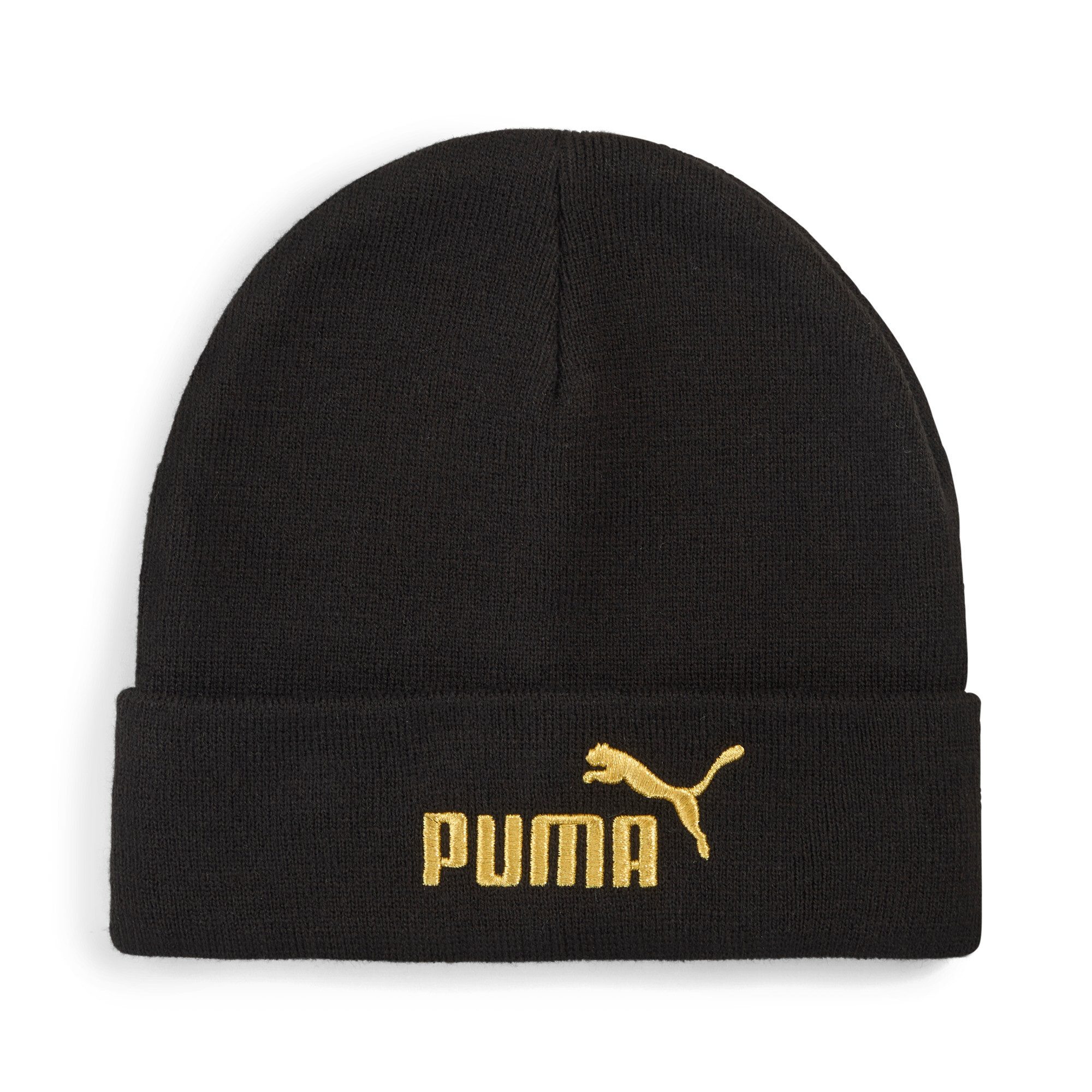 PUMA Beanie ESS GOLD NO1 LOGO MID CROWN BEANIE sportlicher Stil, für Freizeitaktivitäten