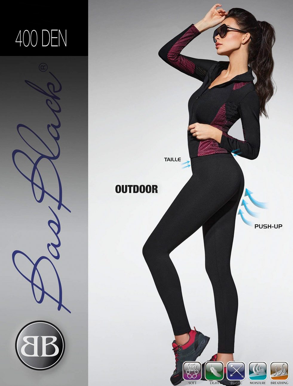 Bas Bleu Leggings Funktionale Sportleggings mit formendem Sitz, Laufhose Fitness