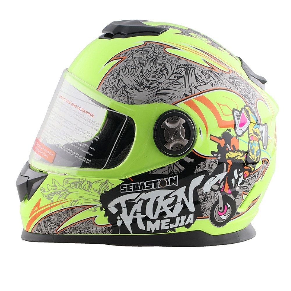 FunSport-Factory Motocrosshelm Mejia Kinder Integralhelm Motocross Helm Kinder Motorradhelm Offroad
