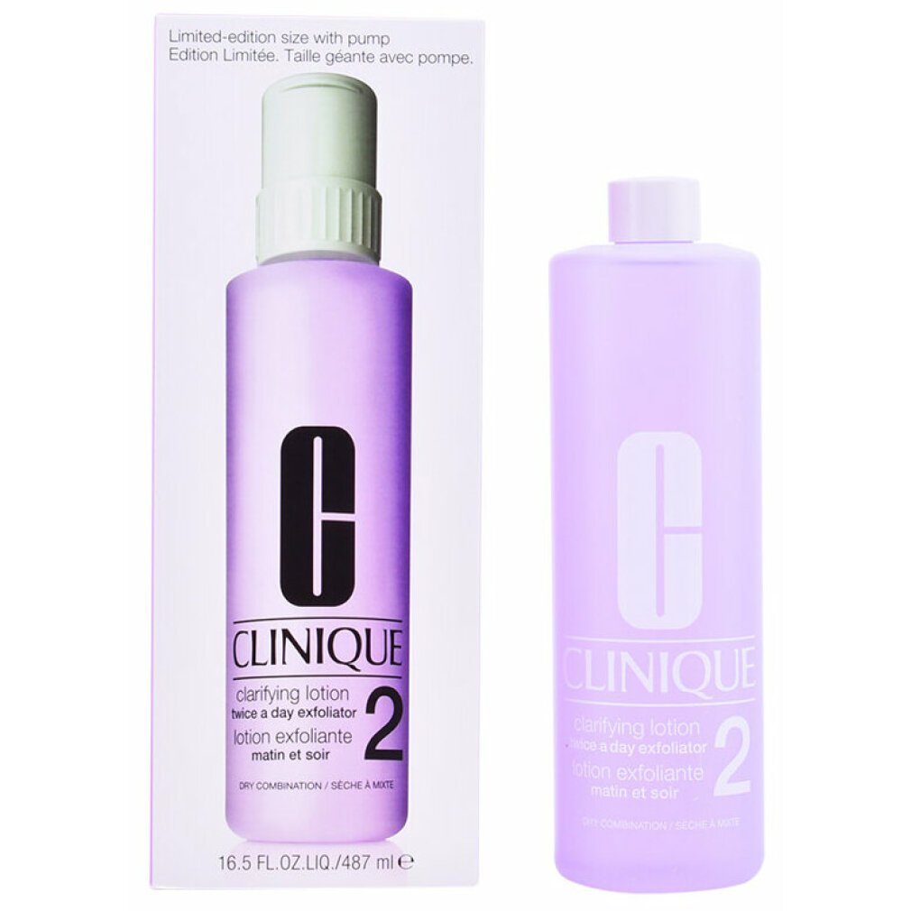 CLINIQUE Gesichtspeeling Clinique Clarifying Lotion (487ml), CLARIFYING  LOTION 2 XXL 487 ml