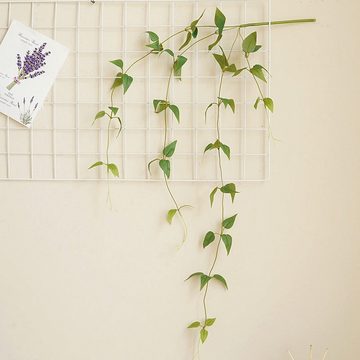 Kunstblumenstrauß Simulierte Simulierte Clematis Rattan Simulierte Grünpflanze, AUKUU, Home Wall Outdoor Dekoration Szene Simulierte Blume