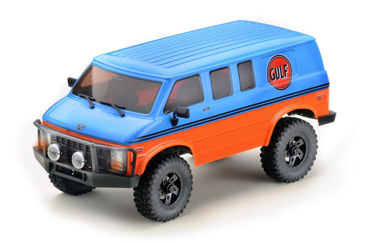 Absima RC-Auto 1:18 Elektro RC Modellauto Crawler Rock Van V2 (Set, Ready to Run), Kleine Maße - Großer In- und Outdoor Spaß