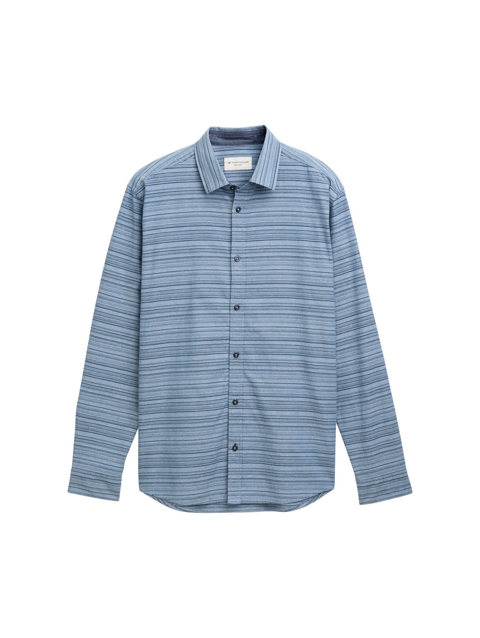 TOM TAILOR Langarmhemd Regular Fit Hemd günstig online kaufen