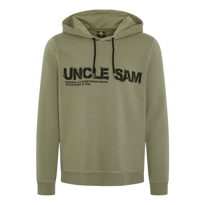 Uncle Sam Kapuzensweatshirt mit Uncle Sam Frontprint