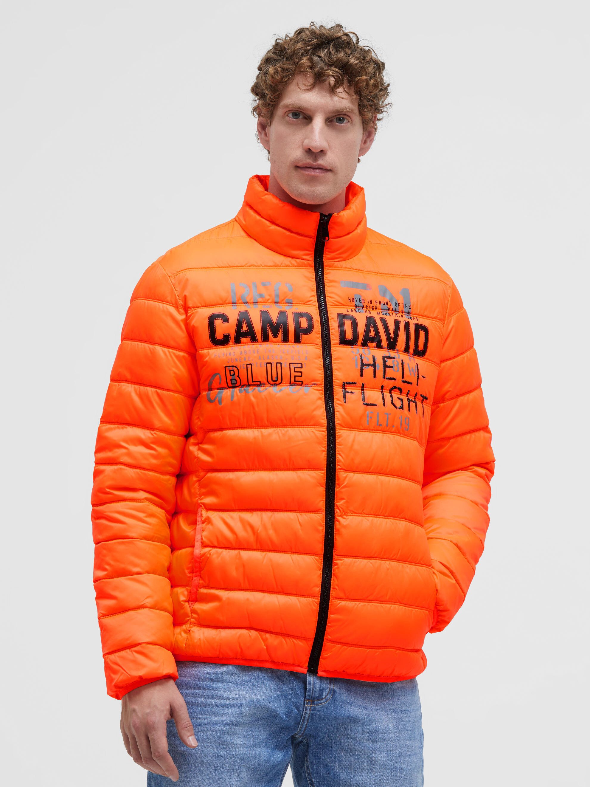 CAMP DAVID Steppjacke mit elastischem Saumabschluss