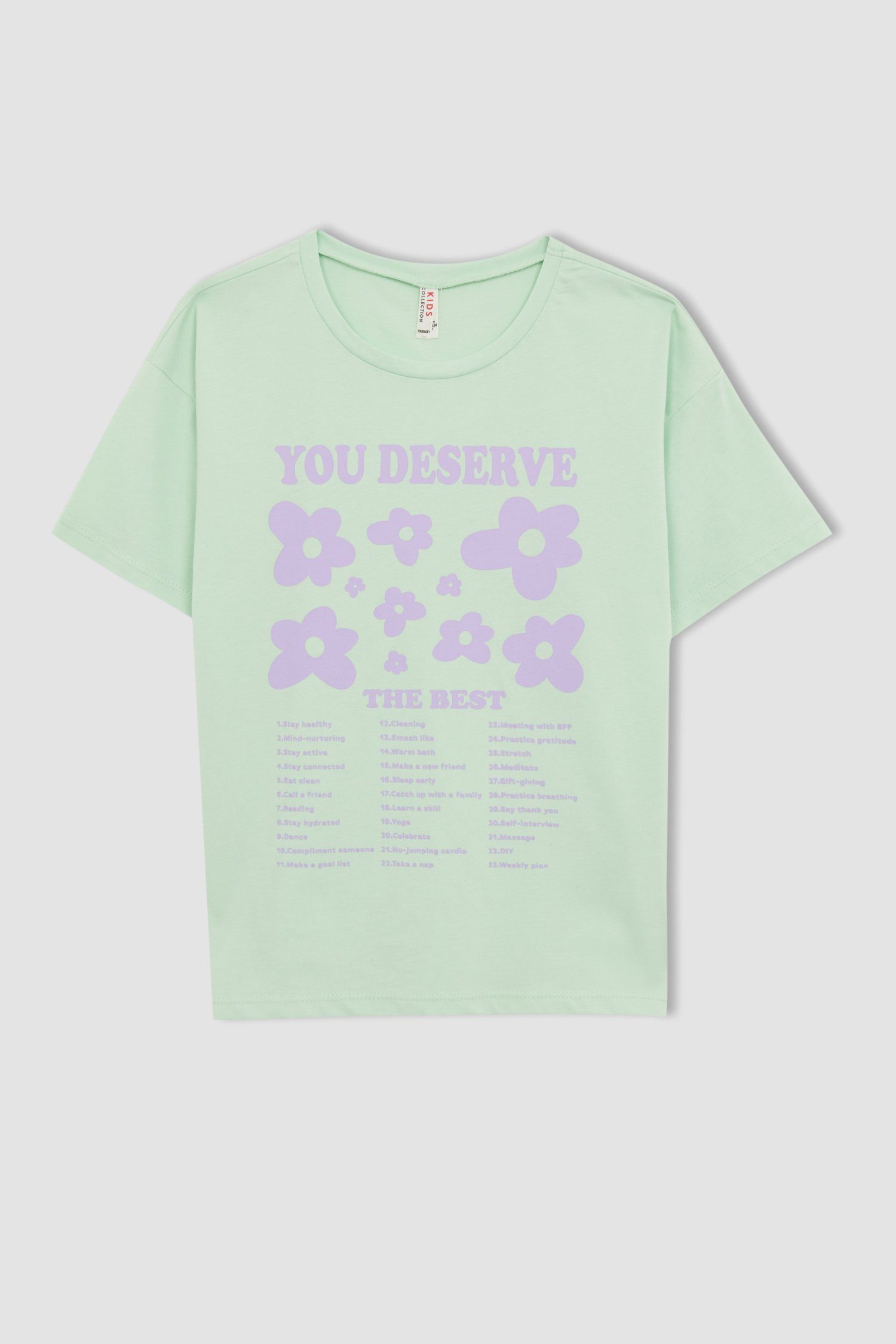 DeFacto T-Shirt T-Shirt REGULAR FIT Mint | T-Shirts
